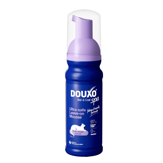 DOUXO® SPA มูสสปาสูตรทำความสะอาดและฟื้นฟูขนสำหรับแมว